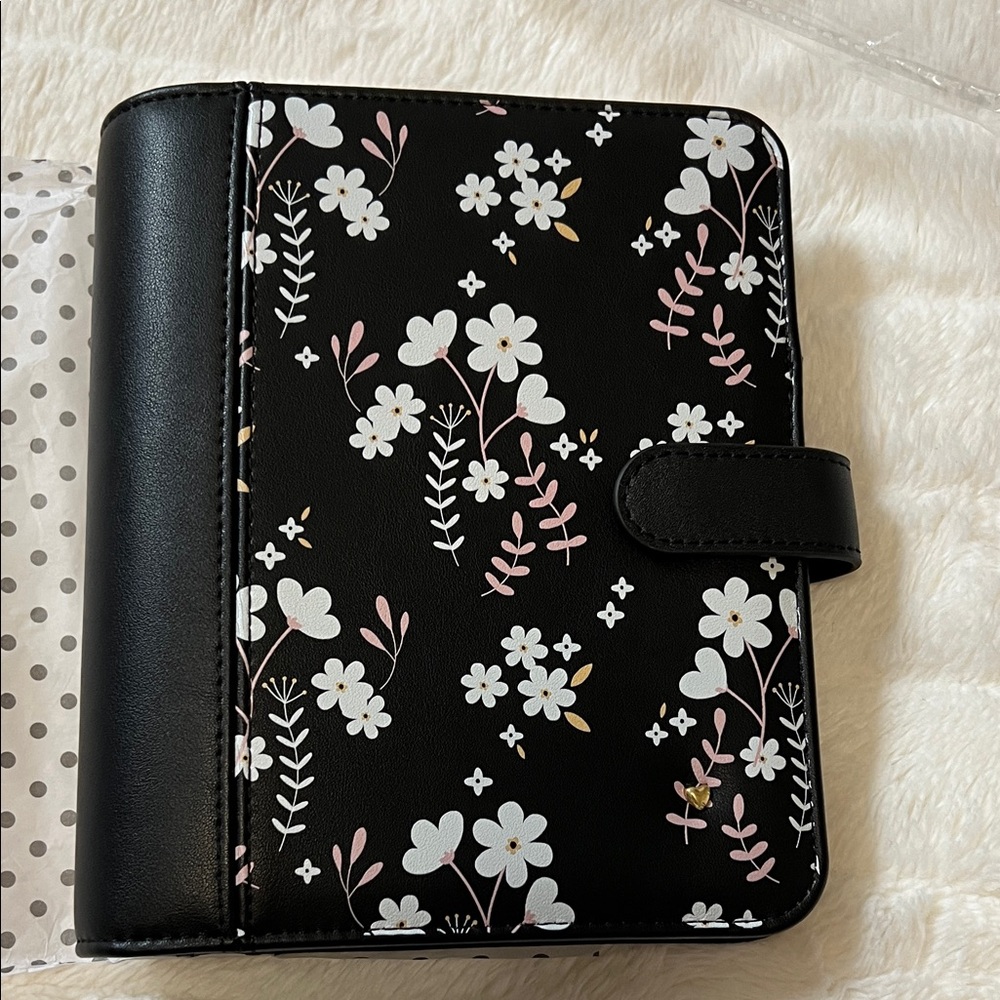Franklin Covey Compact Love Blush Blossoms Leather Planner